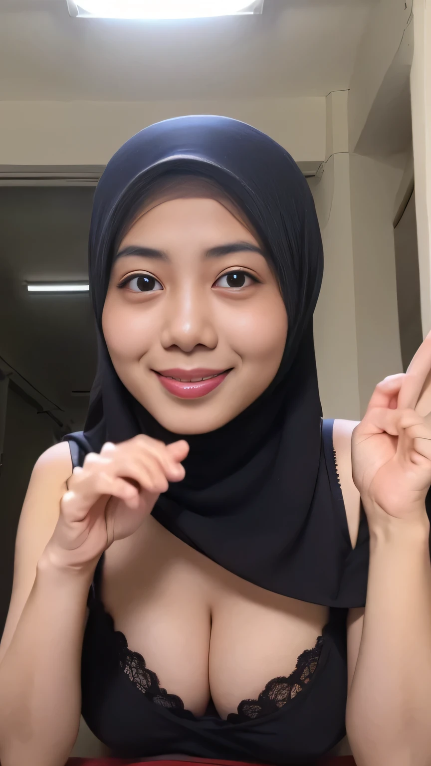 ((best quality)), ((masterpiece)), (detailed), 4K, perfect face, young malay woman, 25 years old malay woman, no shirts, woman wearing hijab grabbing penis, man with no hijab, woman touching penis while sitting, handjob, man touching woman face, dynamic camera, sweating, wet body, white and fair skin