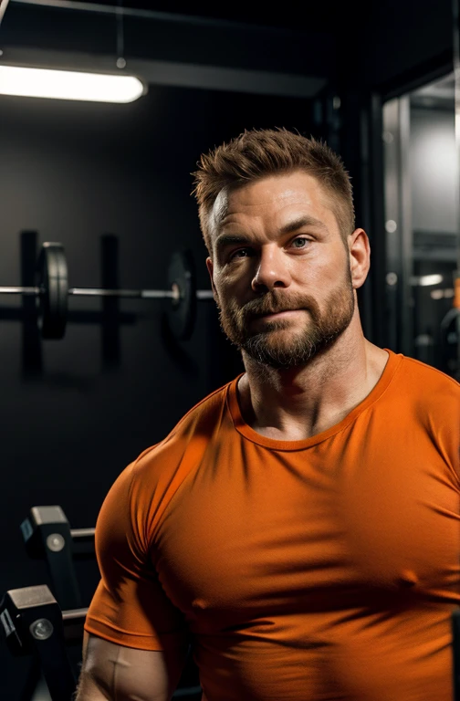 (Elon Musk,shirtless,muscular,athletic,rowing machine,determined expression,looking ahead,indoor gym setting,ergometer,high quality,photorealistic,ultra-detailed,masterpiece,dramatic lighting,cinematic,moody colors)