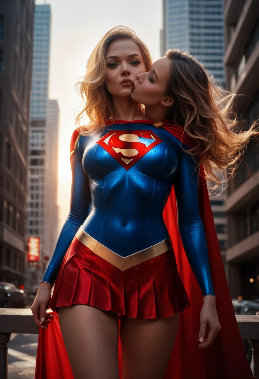 Supergirl being beaten by zatanna