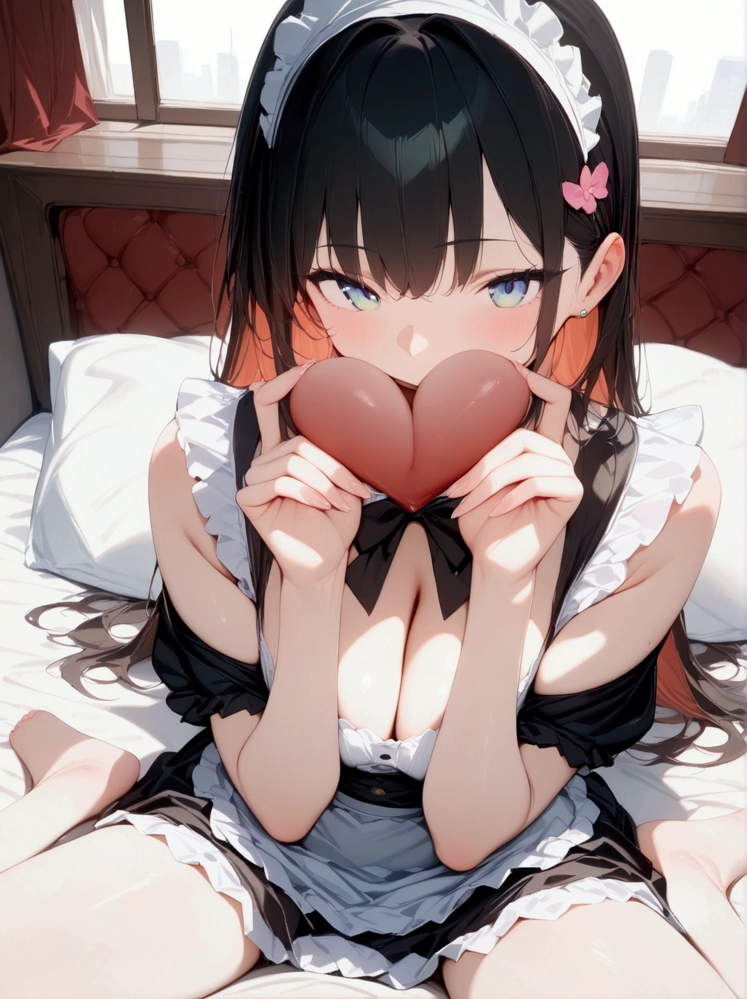 (masterpiece,Highest Resolution,4K High Resolution,Crisp image quality,Ultra HD,Detailed Hair)(Close up sex shoot)(Realistic KID:1.2),Cat ear,Red Headgear,blush.Full of sperm,realisticvaginal,((Full of sperm))(Shooting up close:1.2)(Determined skin)((Eyes are hearts)((vaginal sex oral sex:1.5)