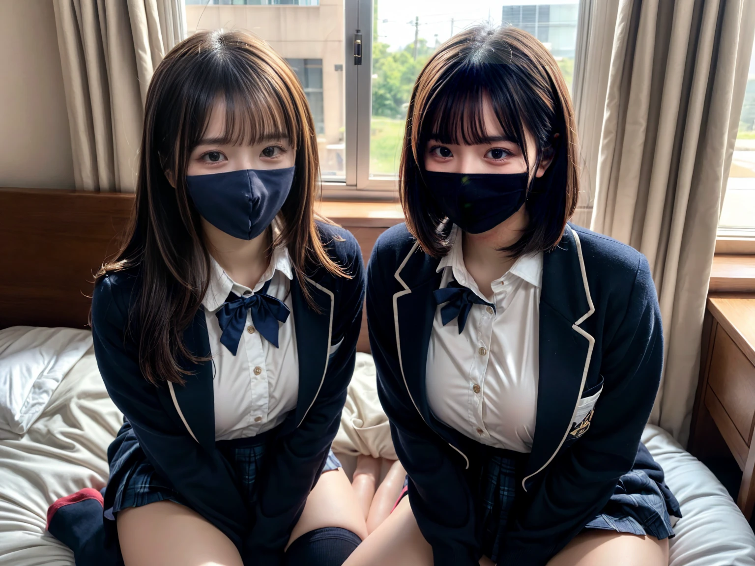 White mask