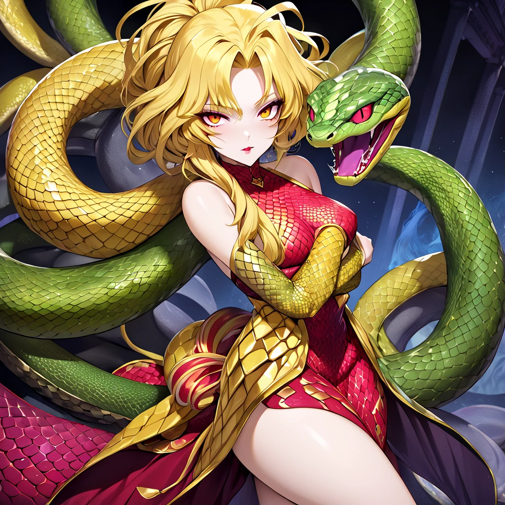 (woman,Huge ,very red lips,Big Ass,Narrow waist,Long legs,Green Eyes立っている)) 8k(((Anime Style,A sloppy smile,What we are looking for,Face mischievous face,The facial expression is accurate)))8k(((((Anime Style)))))8k(((((Anime Style))))) 8k((Anime Style,A sloppy smile,What we are looking for,Face mischievous face,The facial expression is accurate))8k(Anime Style)8k(((((Anime Style)Green Eyes))))8k(((((Green Eyesの描写しっかり))))) 8k(((((Staring at me))))) 8k(((Blushing))) 8k(((((Ecstatic Face))))) 8k((((snake:1.3))) 8k(((((snakeの女))))