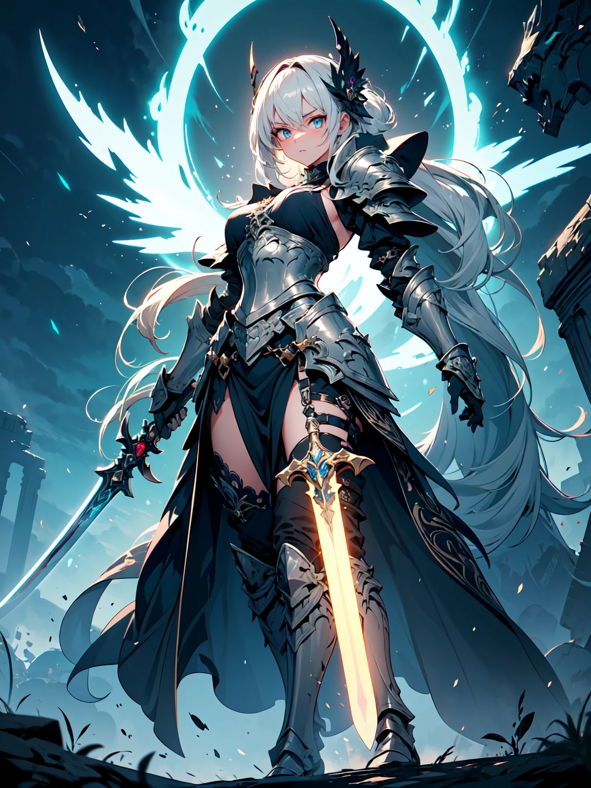 (((masterpiece, best quality, high detailed, 16k))) (1girl) A ...