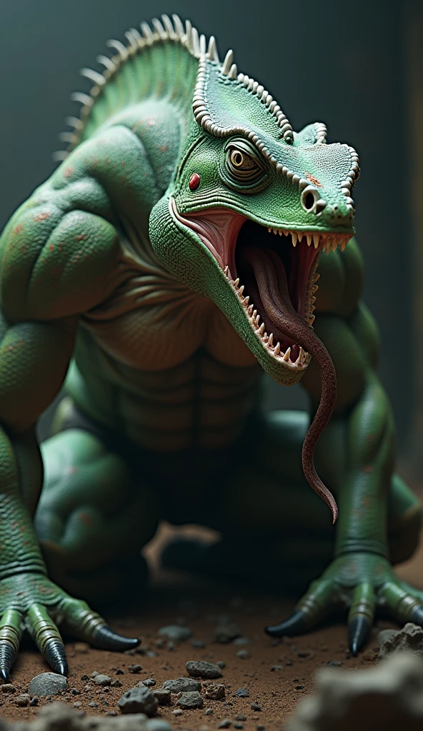 Solo, Lizard, human, sitting, (shocked:0.4), in pain, screaming, (looking at own hands), penis, laboratory, (looking at self), ((transformation, mid transformation)), growing scales, (human face:0.3), (lizard feet:0.6), partial shadows, by taran fiddler, by kenket, by darkgem, 