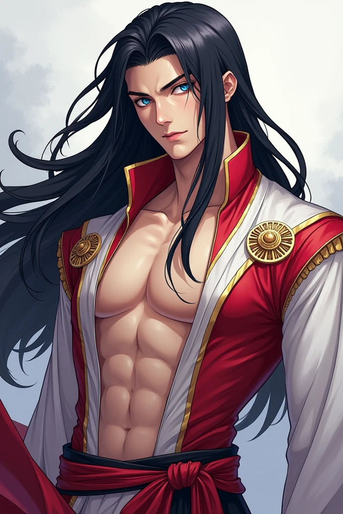 um homem, Korean, length hair --auto