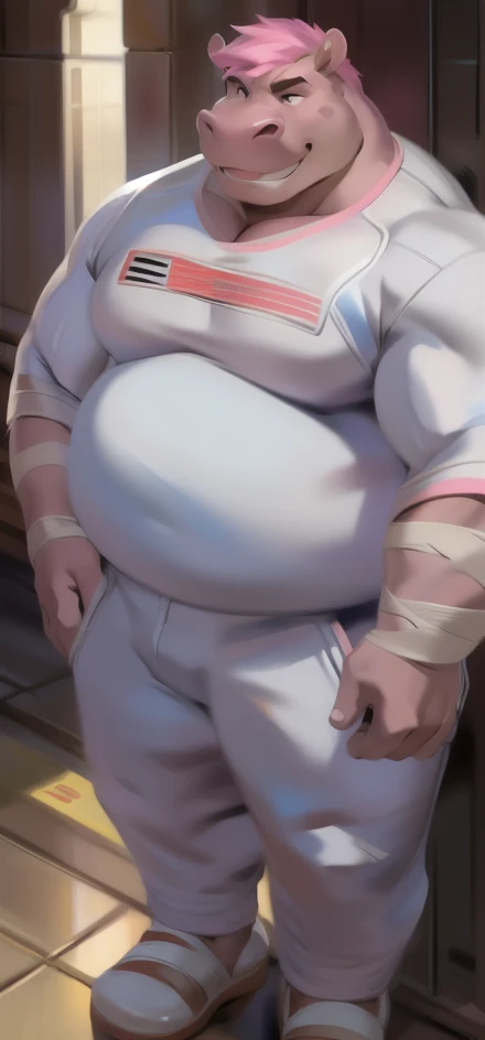 ((Dinosaur)), ((sauropod girl)), ((incredibly tall)), ((very long neck)), ((ssbbw)), ((anthro)), ((shorts)), ((black hair)), ((white tube top)), ((long black hair)), ((obese)), ((morbidly obese)), ((scalie)), ((dressing room)), ((incredibly long neck)), ((giantess)), ((looking down at viewer)), ((short perspective))