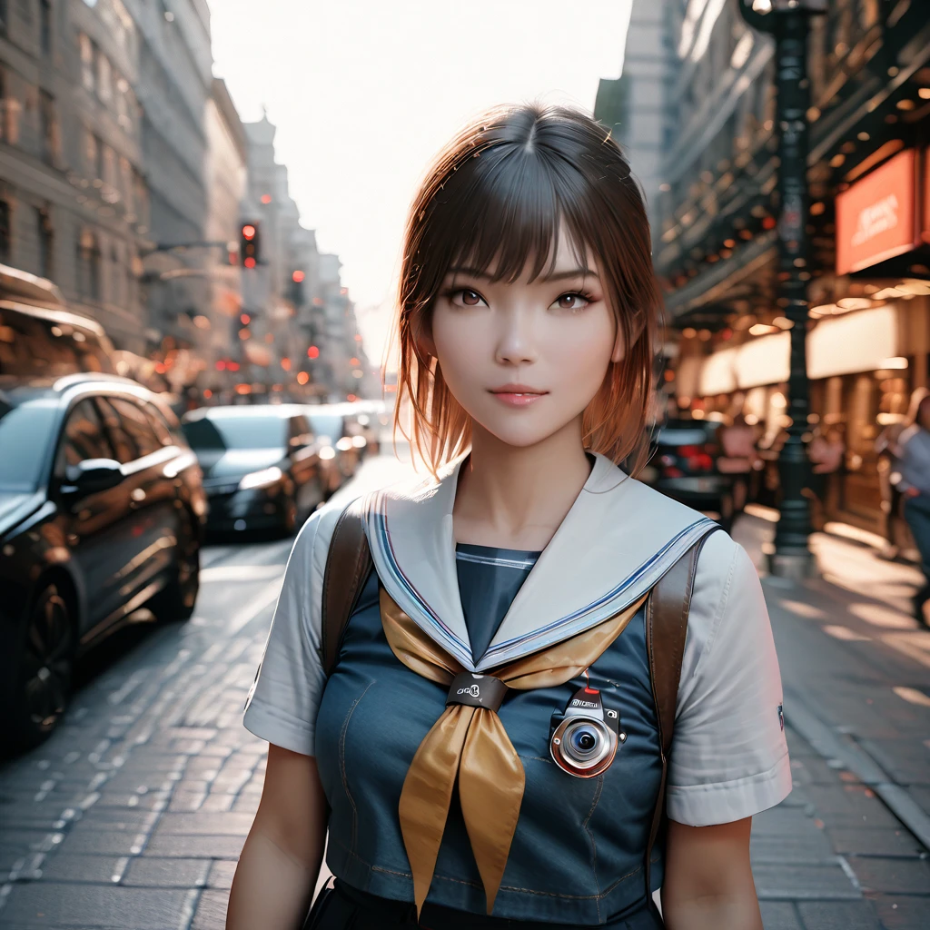 NoBody,(masterpiece, best quality:1.2), 1girl, solo, School Sailor Uniform, in realistic city, (8k, RAW photo, best quality, masterpiece:1.2), (realistic, photo-realistic:1.37), photon mapping, radiosity, ((Hasselblad photography)), physically-based rendering