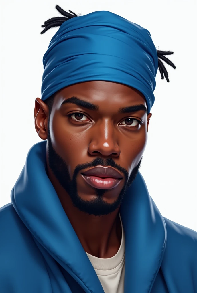 Black Guy, Anime version, sci-fi, blurry background