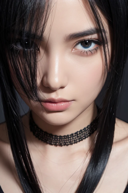 black hair, Surrealism, 8k, super detail, HD