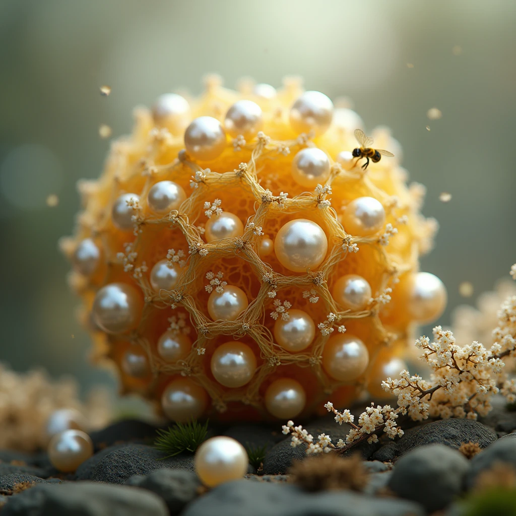 Divinely beautiful microscopic world , Masterpiece , Macro photography , close up, film grain, chromatic aberration, neon bokeh , smoke , highly detailed, Bright sunny weather