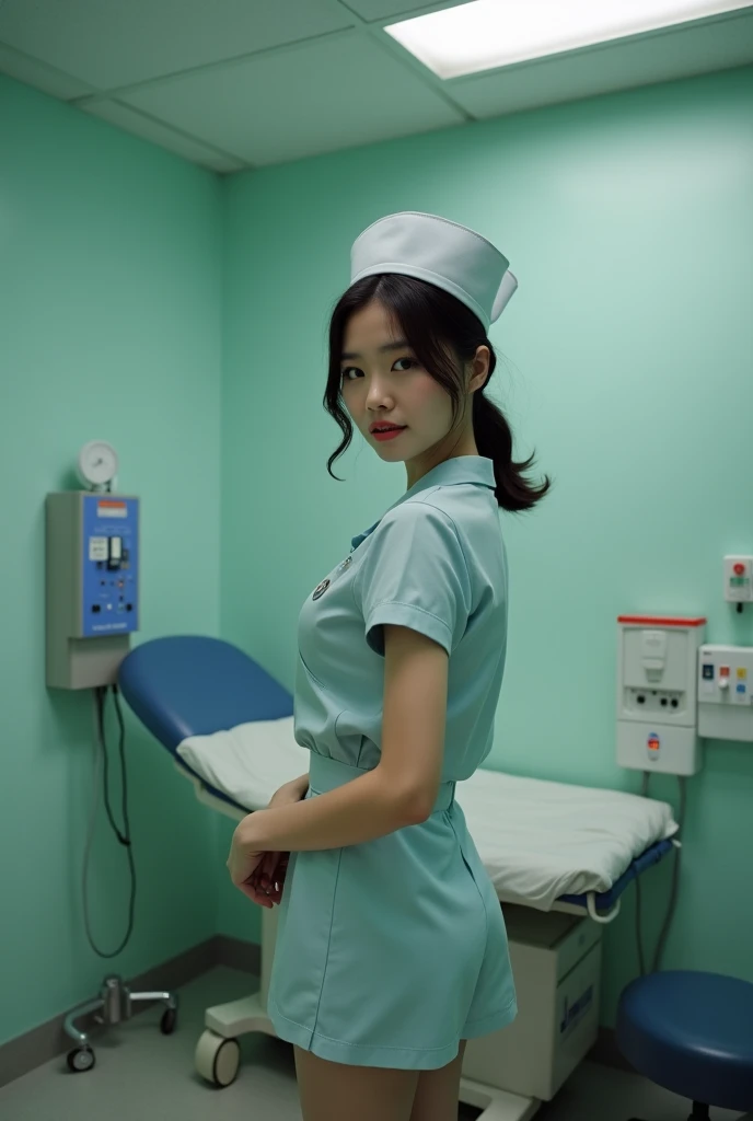 A beautiful Japanese girl with fair skin and angelic features...... She is a teenager、Looks like a slender middle school student. The girl is wearing a ballet costume, tome&#39;a little embarrassing for her. She has a childish appearance with a flat chest. The stage is a hospital, especially in pediatric wards. The doctor is conducting a medical examination of the girl, Includes genital examination. The atmosphere inside the hospital is professional and clean...... The girl is a little nervous about the vaccination she is about to receive...... The artwork is、Must be realistic, Highly detailed photorealistic quality, high resolution render。. Color palette should be soft and pastel, Gives a cute and innocent atmosphere. Lighting should be balanced and natural, Beautifully illuminate the scene.、Show nipples、Underpants１becomes a sheet、Flipping through underwear、Pained look、receive an injection、Hold the knife、Rehabilitation、male scary sexual doctor、sexual harassment、Examination without clothing