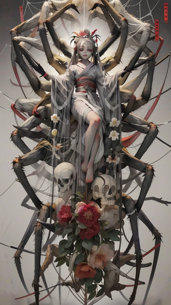 (masterpiece, top quality, best quality, official art, beautiful and aesthetic:1.2), (1girl:1.3), extreme detailed,colorful,highest detailed ((ultra-detailed)), (highly detailed CG illustration), ((an extremely delicate and beautiful)),(from side),cinematic light,((1mechanical girl)),solo,full body,(machine made joints:1.2),((machanical limbs)),(blood vessels connected to tubes),(mechanical vertebra attaching to back),((mechanical cervial attaching to neck)),(sitting),expressionless,(wires and cables attaching to neck:1.2),(wires and cables on head:1.2)(character focus),science fiction,white background,(blood:1.5)