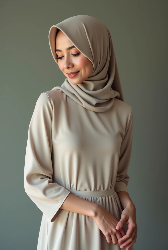 hijab women have big breasts and big ass and a beautiful face with a sexy body and motherly face