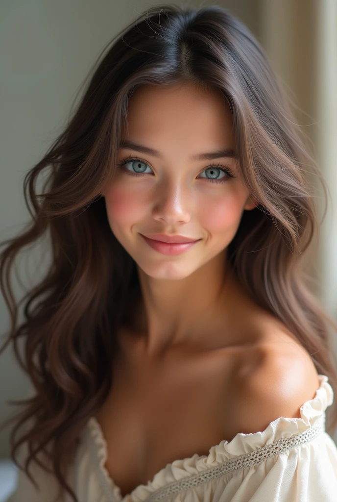 younggirls, hermoso rostro extremadamente detallado, Amazing face and eyes, mejor calidad, ultra detallado, fondo de pantalla CG unificado 8k extremadamente detallado, highly detailed, high-definition raw color photos, professional photography, retrato realista, Amazing face and eyes, ojos dobles, alto, minifalda, alto with wide open chest, mini falda, Brown hair, 18 year old  smile showing teeth, profundidad de campos, aula de significado muy brillante, allanamiento, seven las bragas, vista desde abajo, manos completas, cuerpo completo.