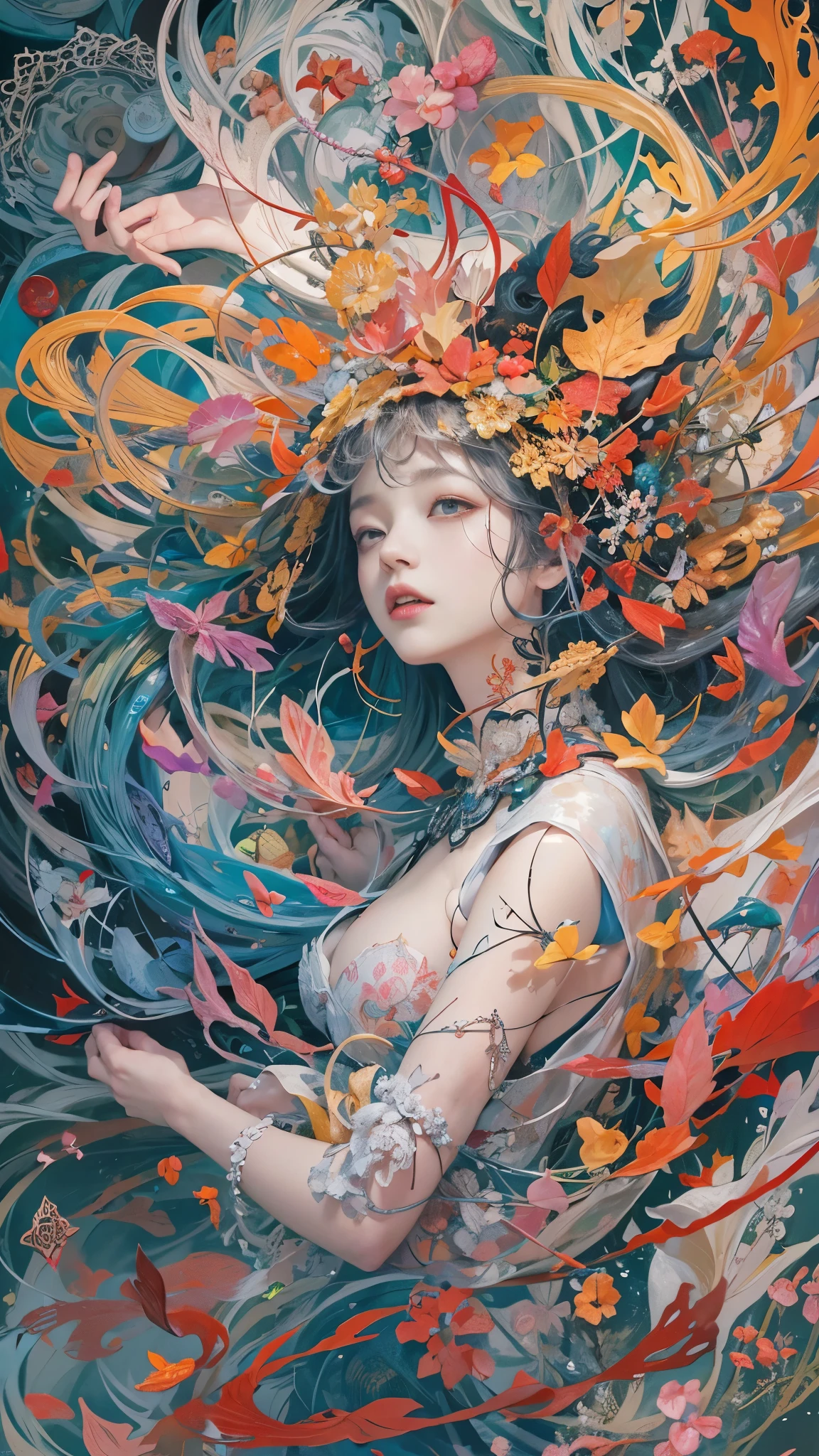 official art, unity 8k wallpaper,Lace panties， ultra detailed, beautiful and aesthetic, masterpiece, best quality, (zentangle, mandala, tangle, entangle), (fractal art:1.3) , 1girl, extremely detailed, dynamic angle, cowboyshot, the most beautiful form of chaos, elegant, a brutalist designed, vivid colours, romanticism, by james jean, roby dwi antono, ross tran, francis bacon, michal mraz, adrian ghenie, petra cortright, gerhard richter, takato yamamoto, ashley wood, atmospheric, ecstasy of musical notes, streaming musical notes visible