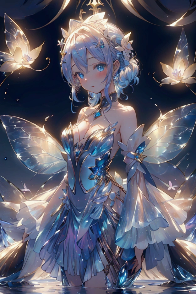 One fairy named Lillian Fleur...Took charge of water magic 、 she was good at healing magic。Lily flower。