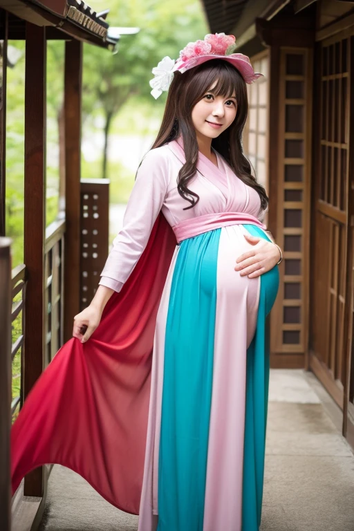 Touhou Suzume/Yuzumikain/Inaba Cosplay Pregnant Woman Ringetsu