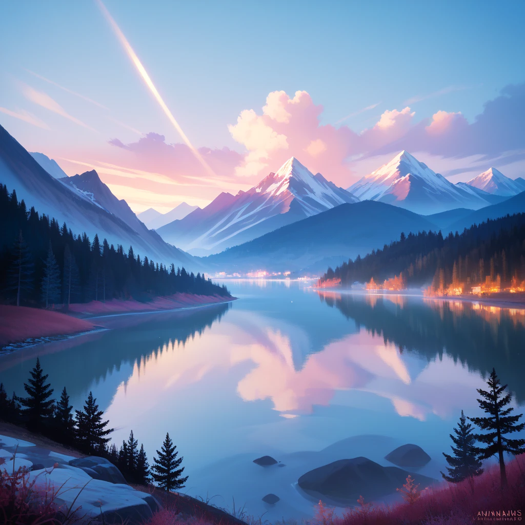 big lake, mountain, fantastic atmosphere, thick fog,
dynamic angle, dynamic lighting, pastel, (masterpiece, best quality, hyper detailed:1.2),