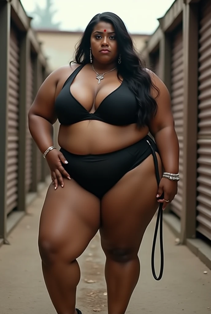 Indian, wet body, Full body picture, Wet BBW PAWG CHUBBY CURVY FAT ASS CURVY woman her big ass in THONG and big cleavage in sports bra, lipstick,shoes, inside gym