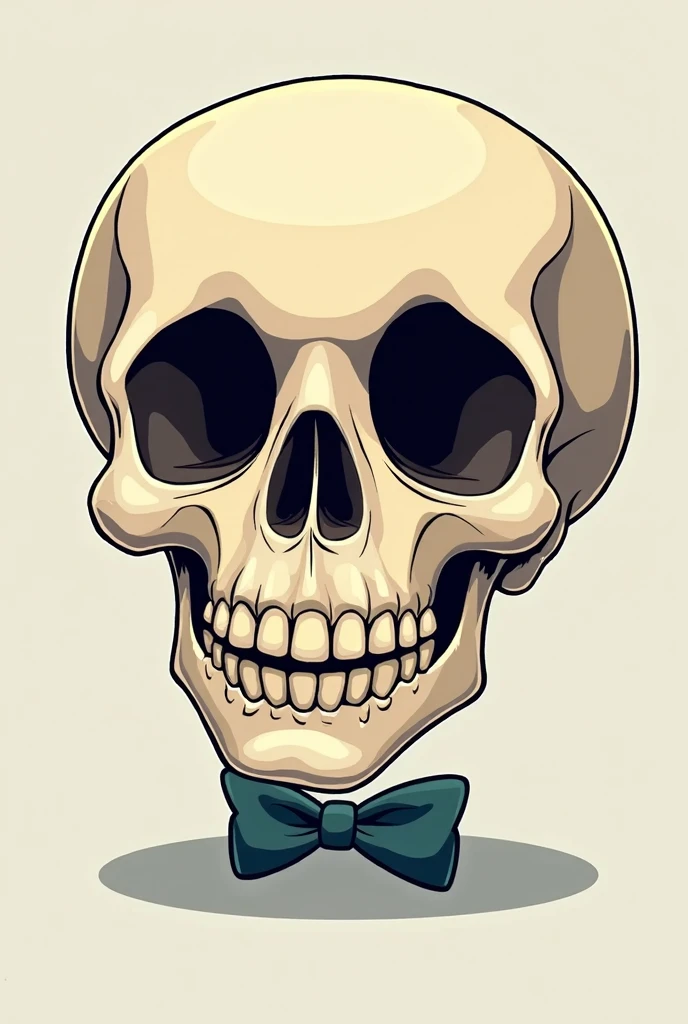 Cartoon image of a man smoking an electronic cigarette Turn your head 45 degrees to the left. On the right side of your body, a skeleton, blackened brain and lungs are visible from the e-cigarette smoke.