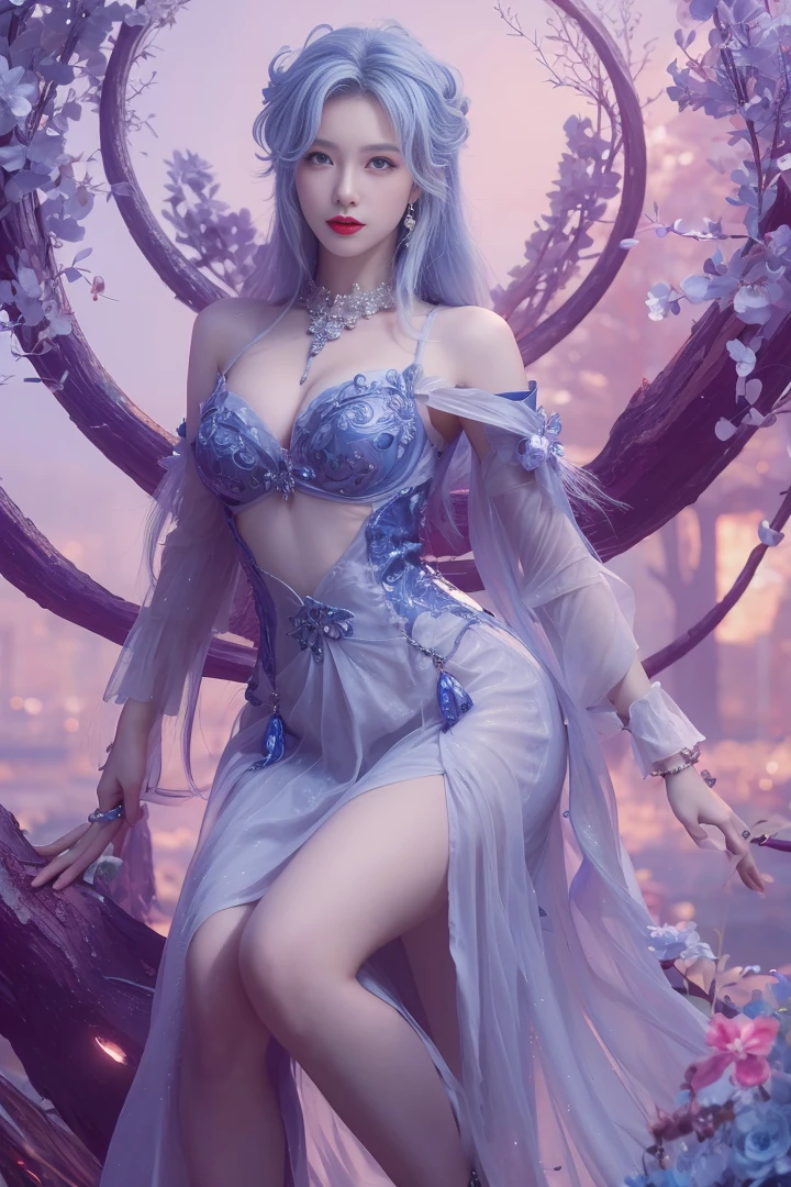 (anime, fantasy), (detailed CG unity 8k wallpaper, masterpiece, best quality, ultra-detailed, HDR:1.2), vibrant colors, intricate, high FXAA, 1woman, beautiful detailed eyes, beautiful detailed lips, extremely detailed face and eyes, long eyelashes, medieval clothes, cleavage, medieval castle, medieval architecture, fantasy landscape, glowing magic aura, cinematic lighting, dramatic lighting