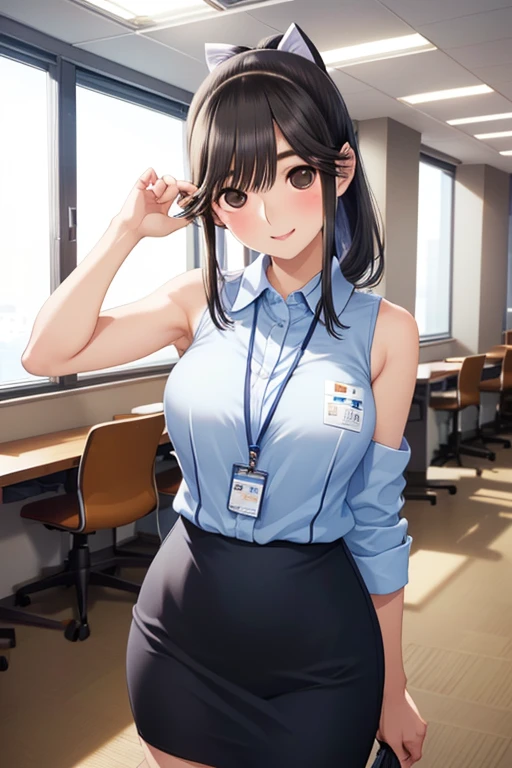A 25 years old girl wearing Doctor dress, smiling face, looking at viewer