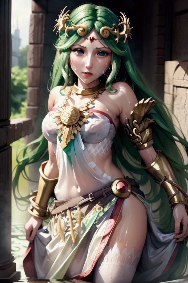 Palutena s ,  bike transparent wet white.