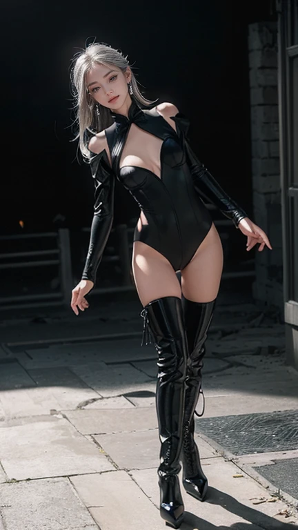 Fantasy cyberpunk world,1 Mechanical Miracle,Robots defend world order;Samurai mechanical armor,Equip transparent weapons,Streamlined black and red design,wearing in black cloak,A big part of a 1-person robot,Art of the highest quality,8K ultra-high resolution,动态照明,cinematic splendor,vivd colour,Wearing a high-tech steel suit,Wearing a cyberpunk space helmet,Luminous mechanical protective mask,High-tech tactical clothing of the future