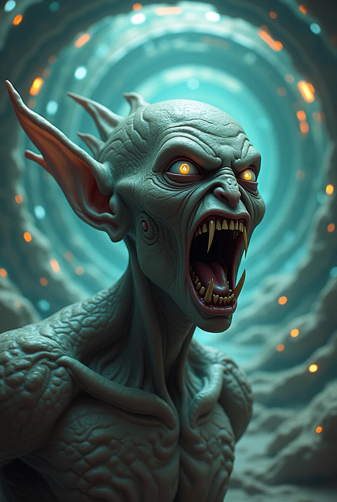 monster inside a liminal space of nightmares, dynamic lighting, photorealistic, trending on art station, stunning visuals, creative, cinematic, ultra detailed, atmospherical, ambient lighting, scary art