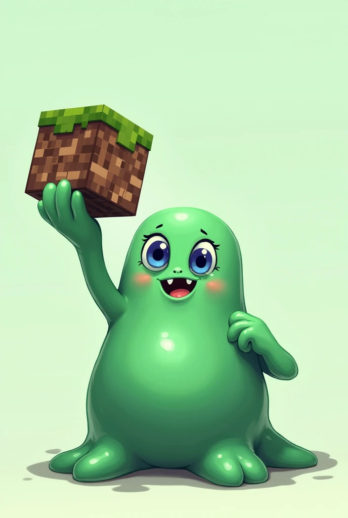 Minecraft enderwoman blushing and show butt right side view 