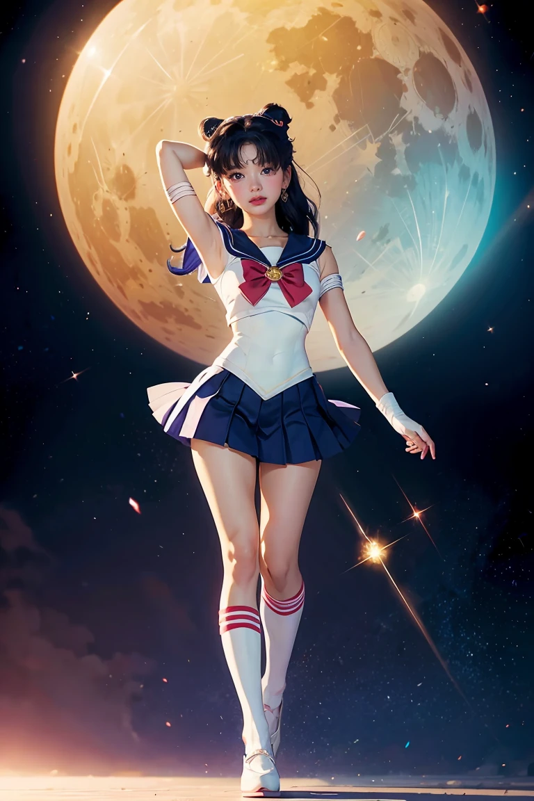 Sailor Moon, Tsukino, uniforme completo de Sailor Moon, Full body image