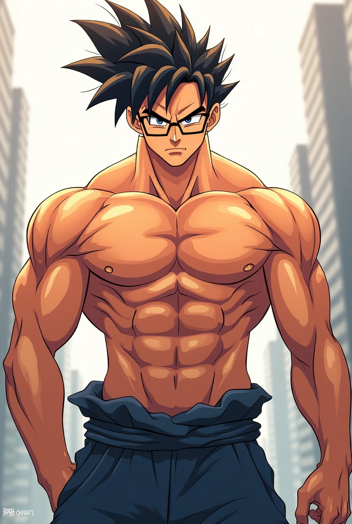((realistic human like)), 17-year-old male teenager, black hair shining side comb with under shave, thick eyebrows with rough jaw sculpture, the whole body is very wet with shiny oily, leaner body with no fat with every muscle more tense and clearly built ((shirtless)), chest and shoulders are very ripped muscles, hairy stomach and abdominal muscles are very ripped perfect detail, waist size is thinner, white knit boxers with red hibiscus print, gold-rimmed stylish glasses with soft pink lenses draped over the head , clearly muscular legs are very ripped (perfect detail), background open view beach
