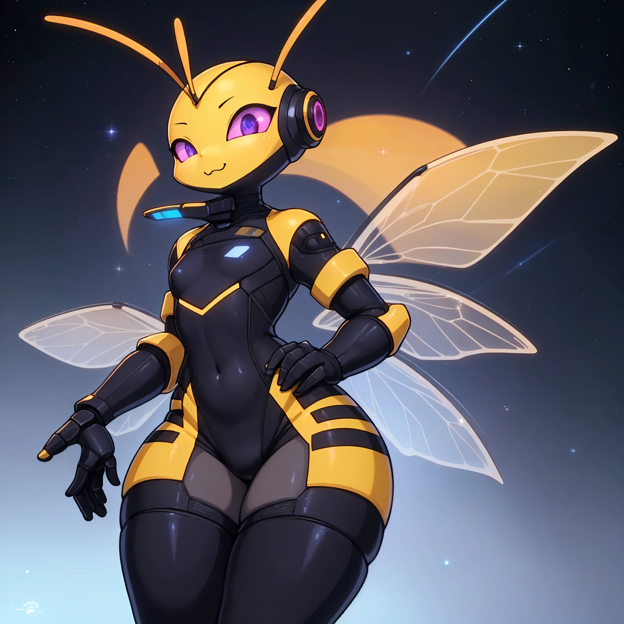 Best quality, Super detailed illustration, anthro insect wasp