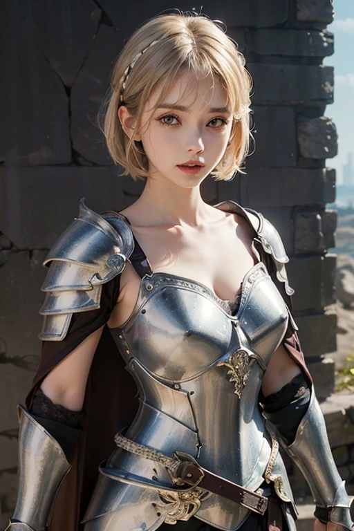 (8K, Best Quality:1.2), (masutepiece:1.37), (Photo, PhotoRealistic:1.37), (超A high resolution), Half body, Walking Pose, shot from front, slow motion, Female paladin wearing full body, (Light Silver Armor:1.2),(Ornately decorated armor), (Insanely detailed, bloom:1.5), (Highest Quality, Alessandro Casagrande, Greg Rutkowski, by Sally Mann, Concept art, 4K), (analogue:1.2), (high sharpness), (Detailed pupils:1.1), Detailed face and eyes, masutepiece, Best Quality, (highly detailed Photo:1.1), (Long Blonde Hair, Ponytail,Ecstatic:1.1), (Young Woman:1.1), sharp, (Perfect body:1.1), Realistic, real shadow, 。.3D, (a temple background:1.2), arms crossed over the chest 
Photographed by Canan EOS R6, 135 mm, 1/1/2.8, ISO 400