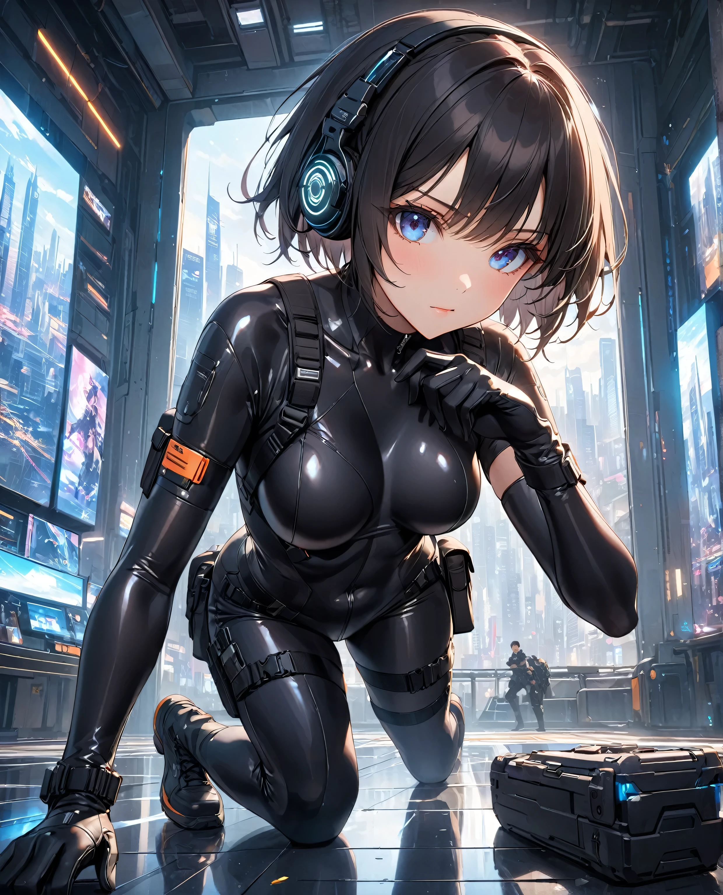 synthetic,Nonsexual,Machinary,a plant,mirai,punk,Cyber