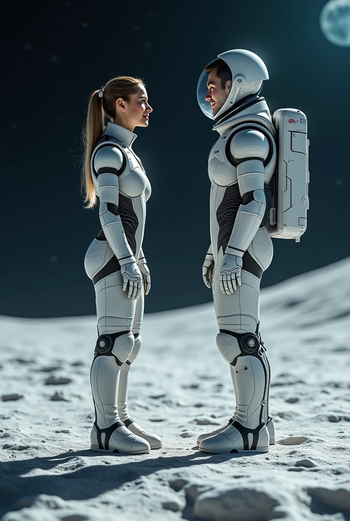 Masterpiece, a beautiful Swedish woman and a handsome man making love, scifi spaceship cockpit background, (skin texture:1.1), best quality, ultra high res, Raw photo, Nikon D850, backlight, rimlight, bright sunlight, film grain:1.2, (warm hue, warm tone:1.2), (color photo), scifi effects, in the style of Boris Vallejo, zero gravity, aroused expression