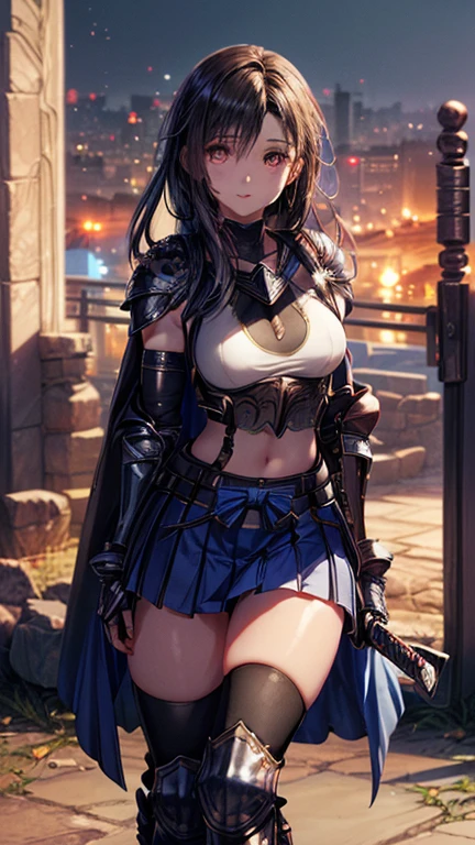masterpiece, detailed art of beautiful warrior girl, bikini armor, leather jacket, big, shiny skin, wet body,squatting, legs apart,