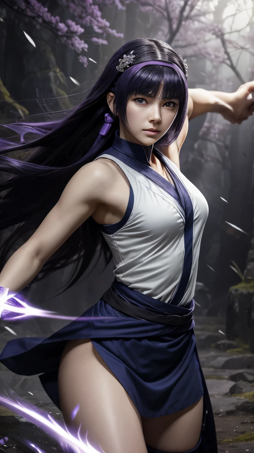 (((captivating, mystical artwork)), (((1 girl))), ((vibrant colors)), ((dynamic lighting)), ((majestic scenery)), (hidden village), (cherry blossom petals), (giant waterfall), (moonlit night), (fierce battle), (sakura trees), (shinobi headband), (Naruto-inspired outfit), (sage mode), (determination), (chakra in hand), (kunai), (whirling Rasengan), (wind-blown hair), (intense gaze), (forehead protector), (leaf symbol), (clouds of smoke), (epic battle), (powerful stance), (legendary hero), (striking moonlight), (anime-style), (Naruto aura), (cosmic backdrop), (mystical atmosphere), (cinematic composition), (spellbinding artwork)