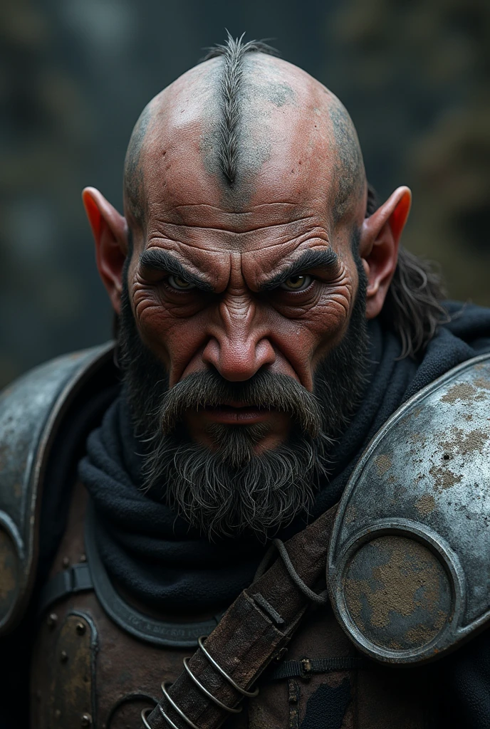 A highly detailed portrait of an Uruk-hai from the Lord of the Rings by ...