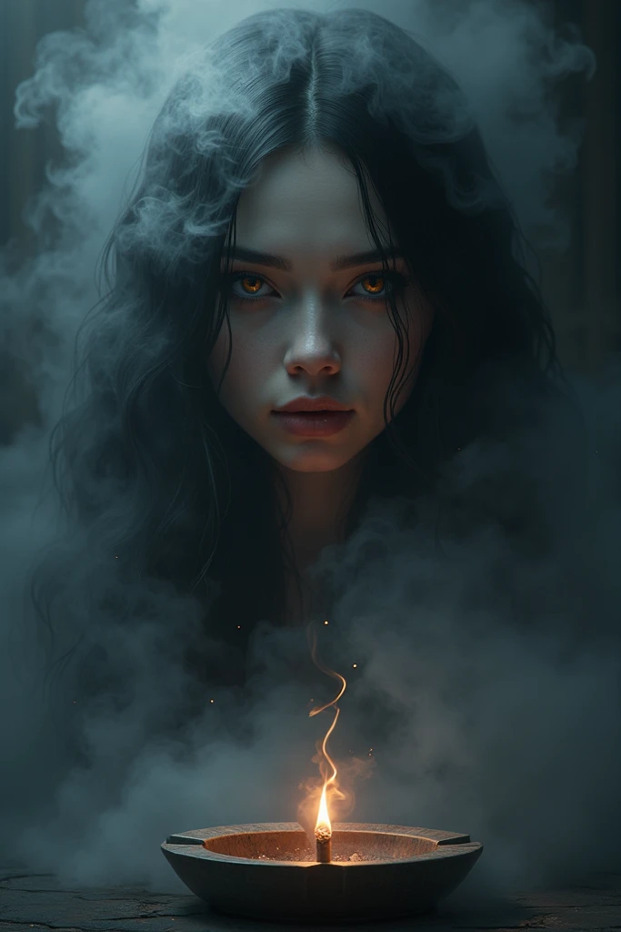 I surrender to the spirit of the night, the darkness is my lover, digital art