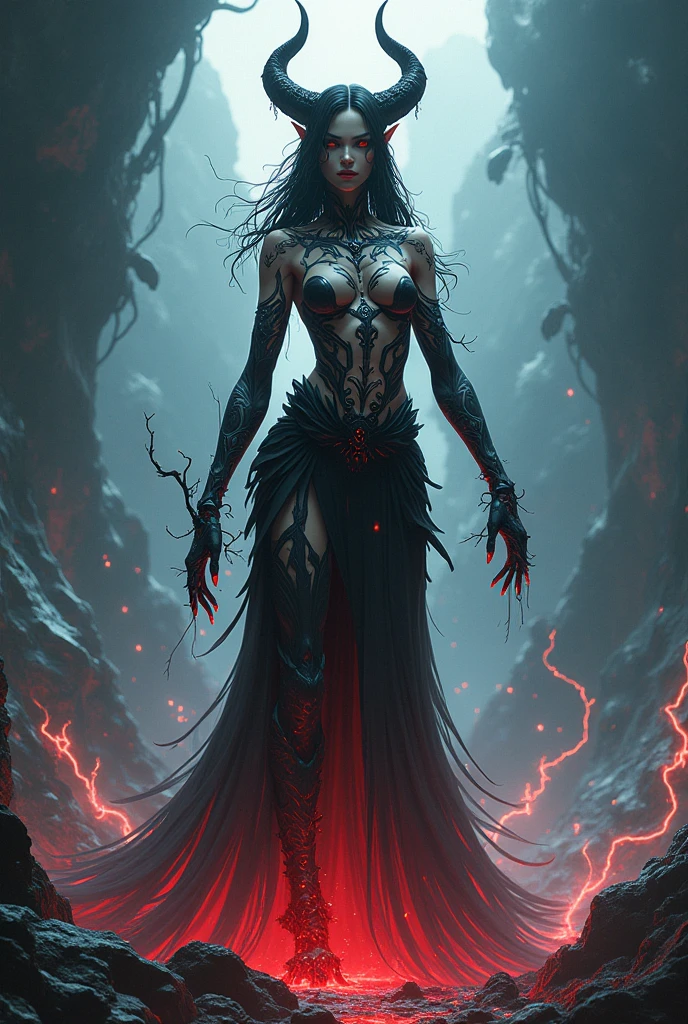 photo of pretty woman, full body, slim abs ,shiny skin ,ultra-detailed face, detailed eyes, lustrous lips ,subtle smile, black tones, realistic style with fantasy elements,charming realistic characters, (Surrealism, complex background:1.1) (ultra detailed, beautiful and aesthetic, masterpiece ,best quality:1.3)(open clothes,torn clothes,)(see-through,translucent,transparent,)(wet,wet clothes,dripping)(show off nipple,bare breasts)death's scythe with flames, death goddess, dark intricate background, grim reaper, fiery aura, ethereal presence, ominous shadows, haunting atmosphere, macabre beauty, swirling smoke, menacing silhouette, glowing embers, mystical and foreboding, eerie glow of moonlight, foretelling doom, spectral figures, chilling winds, otherworldly realm.