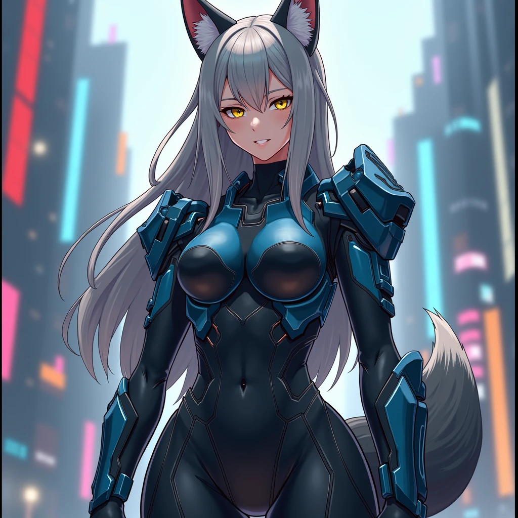 full body furry wolf,center,((beautiful hairl)),((Solo)),((Furry)),((e621)),((Furry robotic wolf)),(protogen robot  wolf)))，Made of metal，（cyborg people：1.1），（[coda|Line of detail]：1.3），（complexdetails），hdr，（complexdetails，Hyper-detailing：1.2），cinema shot，tmasterpiece，best qualtiy，A high resolution，bulge foreign body penetration，at centre,Robot feet，((Mechanical high heels))， Android，(robotjoints)，(Robot briefs)，Cool robot feet,robot leg,(Cyborg footwear)，((Robotic footwear high heels)) ,(((Robotic breasts))),(((android))),(((Robot full-body sexual suggestion)))，((((android))))，Cute girl made of metal, (Cyborg: 1.1), ([Tail | More wires]: 1.3), (complexdetails), hdr, (complexdetails, Ultra detail: 1.2), cinema shot, Masterpiece, Best quality, high resolution, (vaginal foreign body insertion), Centered, Very stylish,((robot leg))，((Robotic footwear)),(Mecha shoes))，((Mecha Bulge))，((((Mecha high heels))))