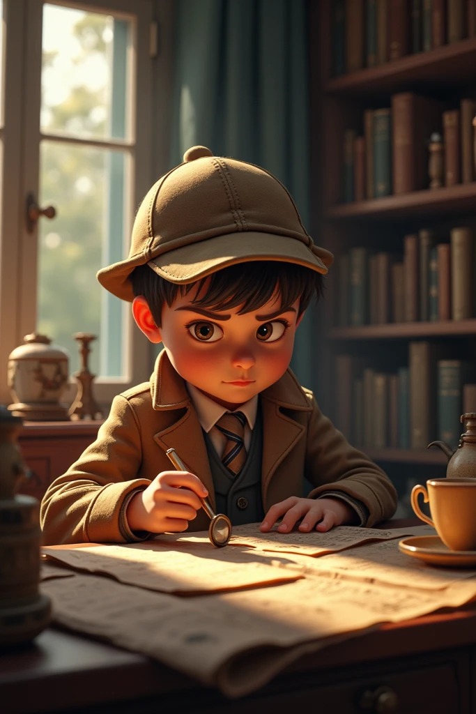 1920s French Countryside Enchanted Forest Exploration (Location: Provence):
Character: A tween boy with a flat cap, embarking on a magical exploration of an enchanted forest in Provence during the Roaring Twenties. Illuminate the whimsical journey with Wes Anderson's vintage and pastel color tones.