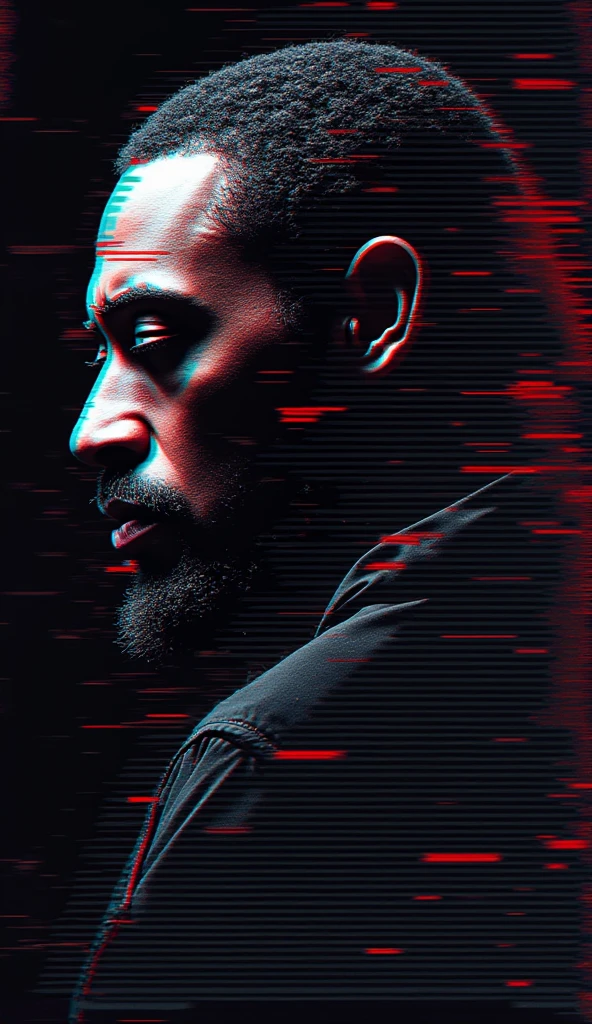 Change background,ceberpunk,black man 8k ult hd