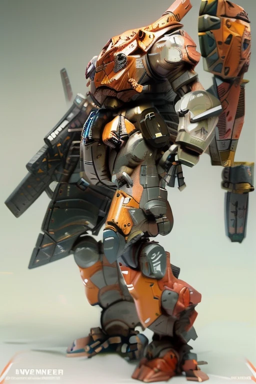 Textured skin, Super Detail, high details, High quality, Best Quality, hight resolution, 1080p, full body shot, ,super fine concept art,professional 3d model of A giant mecha stands in the space station,(science fiction:1),mecha armor,(a stylish ninja mech:1.6),(hawken:1.6),(long legs:1.1),glowing eyes,(full body:1.2),mechanical parts,robot joints,(holding huge weapon:1.5),(huge mechanical shield:1.2),best quality,masterpiece,highly detailed,ultra-detailed,(huge mechanical weapon:1.3),(detailed weapon:1.2),(huge mechanical gun:1.2),octane render, highly detailed, volumetric, dramatic lighting, world domination