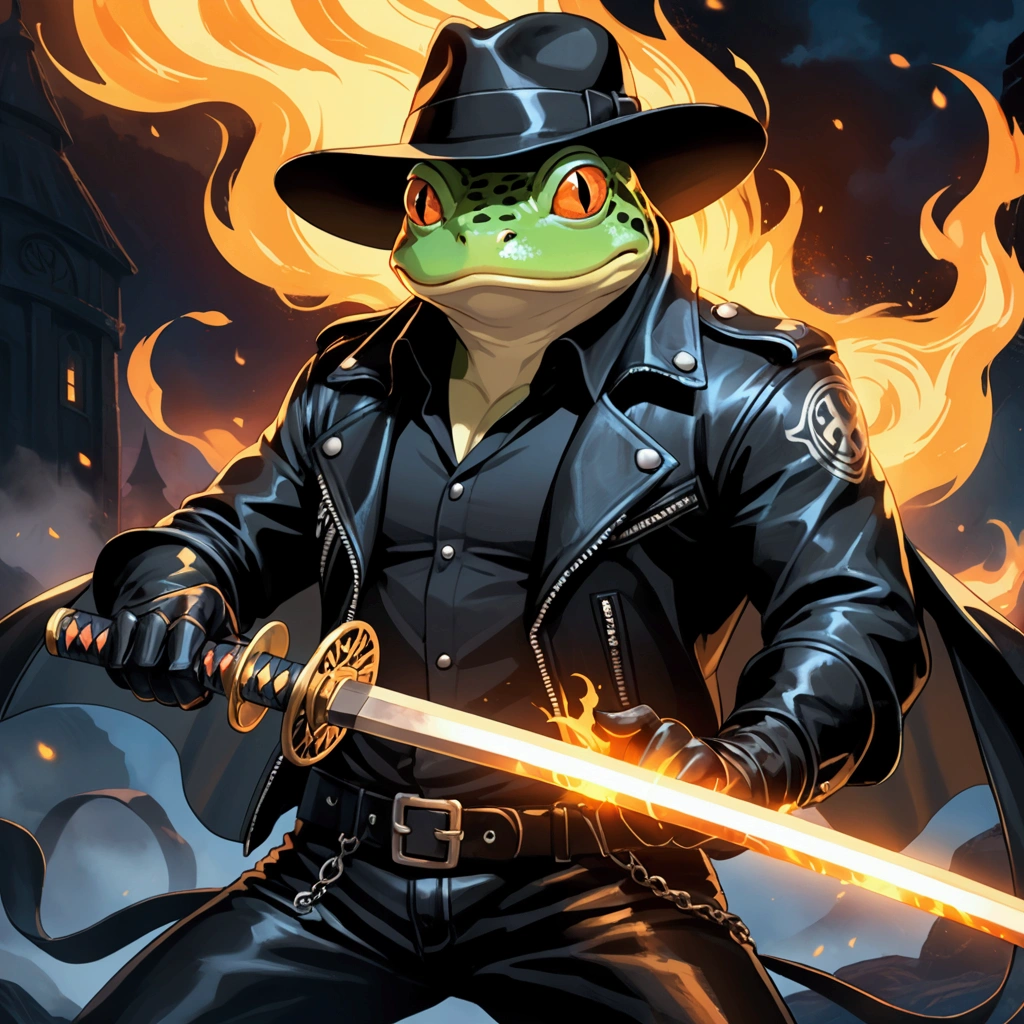 My Character for The Wii Pals Cartoon Show, Blitz the Frog (2)