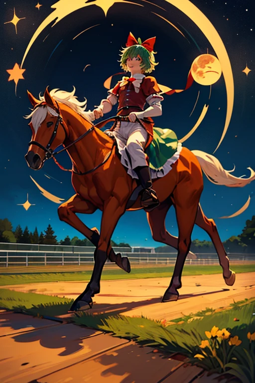 A humanoid male horse and a humanoid male horse have a party on Christmasanthro male horses having a meal, stilagecirno(touhou) A herd of Cirnos are playing with thoroughbreds at the racetrack at night.