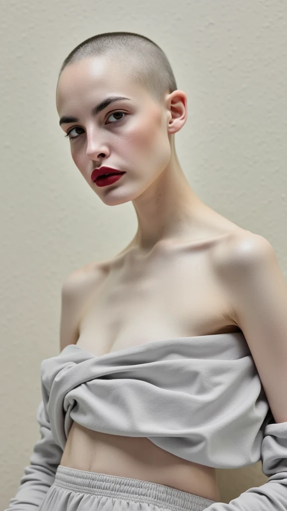 Naked girl , white skin, young, (17yo girl), red lips, ((stradle posed)), stradle showing vagina, realistic vagina, ((realistic vagina: 1.3)), (big breast), big , realistic niples, open leg, ((cute lust face)), open leg, openleg, fullbody, big breast: 1.8,