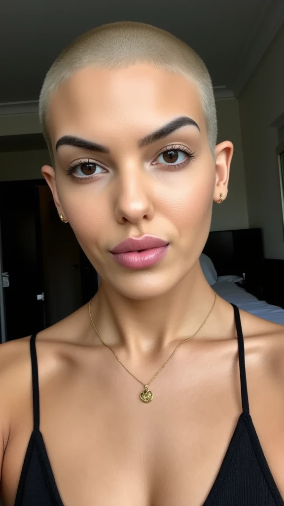 Araffe mulher tirando uma selfie em um espelho do banheiro, an epic non - binary model, usando uma camiseta regata de corte baixo, non binary model, see - through, see through, foto de perfil, Gato Doja, top de corte baixo, imagem de perfil, tshirt azul apertada, see through dress, tiradas em 2022, Angie Glocka