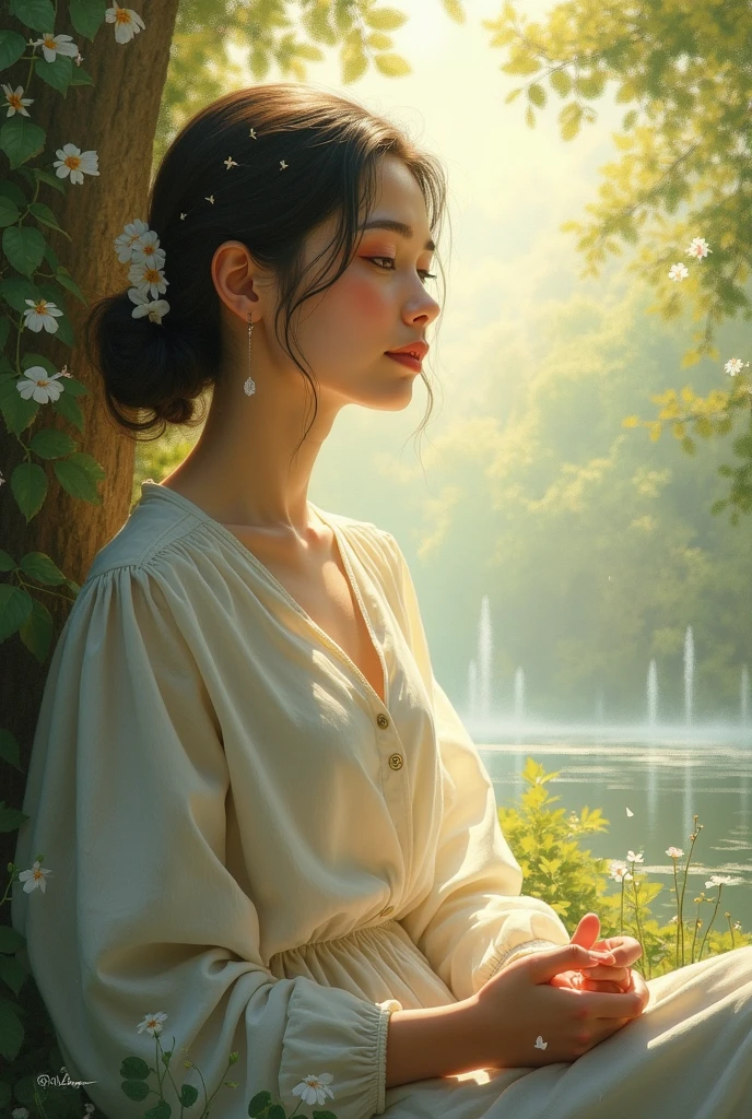 AncheReddressgirl, (masterpiece, best quality:1.2), 1girl, solo, ((gufeng,bare shoulders)), at the hilltop，Moonlight，((night)), ((full body)), ((from below)), ((sitting position, sitting at the edge of a cliff)), figure of heroine，Slender sexy legs，very beautiful legs，Leaking sexy legs，Big breasts，beauty, mystery。Beautiful face，Otherworldly beauty。The bridge of the nose is straight，Lip color like cherry，Confident and calm。face chiseled，Skin as fair as jade，Makeup is light and delicate，Show her temperament and charm。Light foundation, Transparency of skin，perfect eyebrow shape，eye makeup,eye shadow,Eyeliner，Eyes are brighter and more energetic。Put on grace lipstick，Charm and sophistication。Clothes grace chic，Clothes flutter，Blown up by the wind，drifting into the distance。grace，Swinging action。Hair tied haphazardly behind the head，Secure it with a hosta，Strands of hair flutter gently in the wind，A beautiful landscape，Attract attention。beauty、grace、mystery